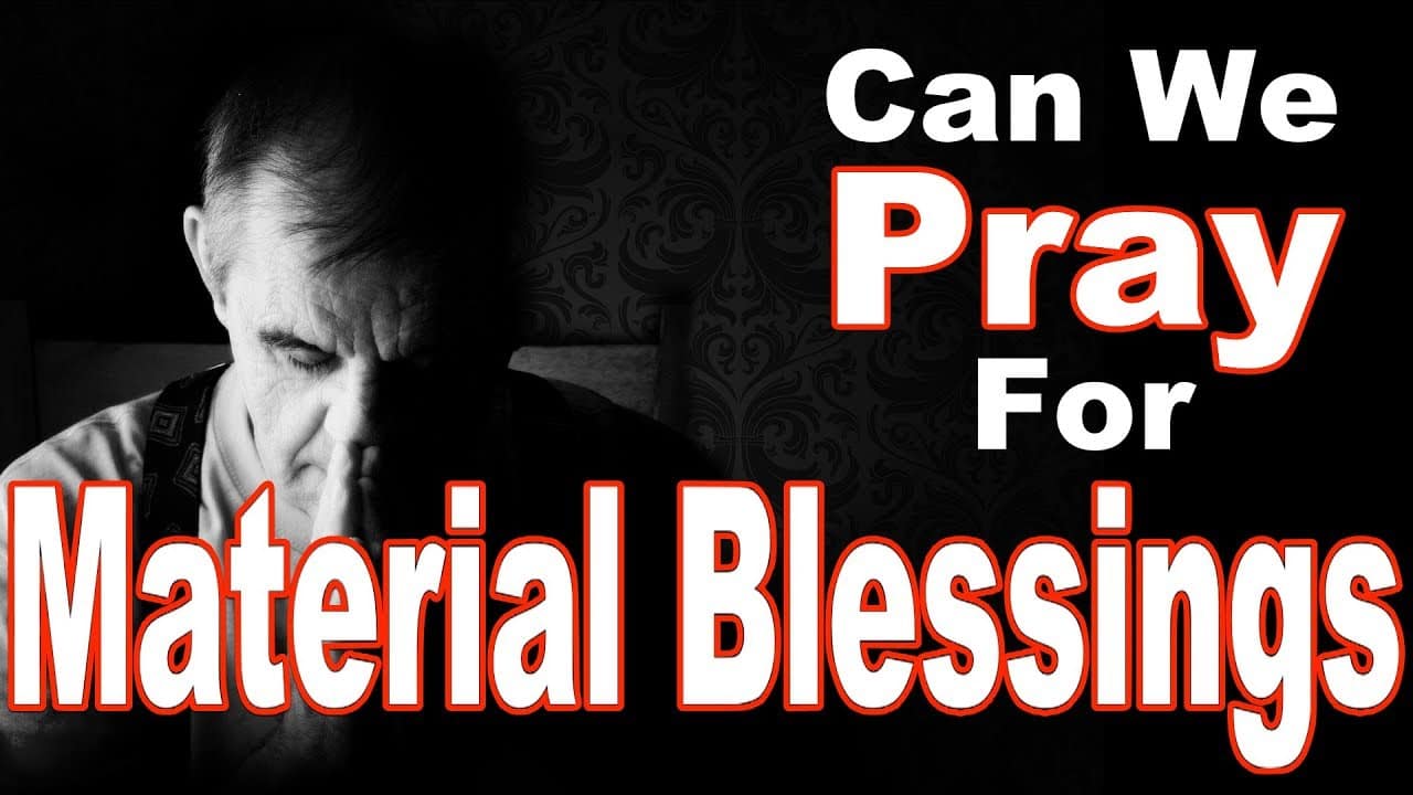 “Material blessings”? Confessing Evangelical